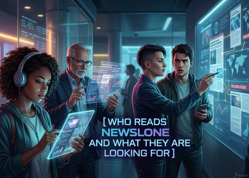 who reads newslone and what they are looking for
